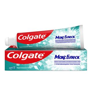 COLGATE MaxWhite Crystal Mint 50 მლ. კბილის პასტა