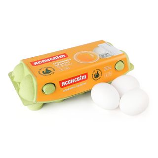 Яйце «Ясенсвіт» «Справжні велетні» С0 10шт/уп