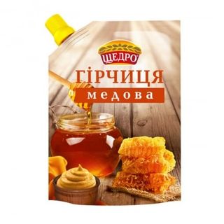 Гірчиця 120 г Щедро Медова д/пак
