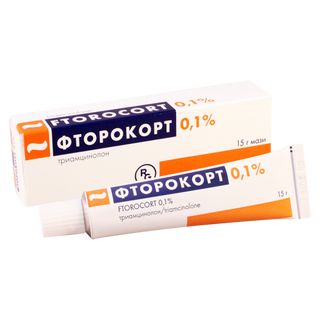 ფტოროკორტი მალამო 0.1% 15გრ #1  Ftorocort ointment 15g