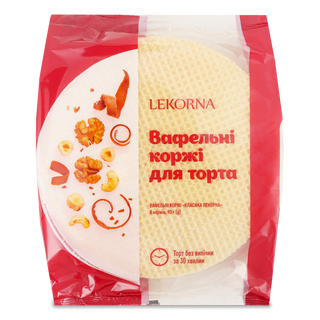 Коржі вафельні Lekorna «Класика» 90г