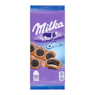 Шоколад молочний Milka з круглим печивом "Орео" 92г