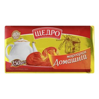 Маргарин ЩЕДРО Домашній / 250г /80