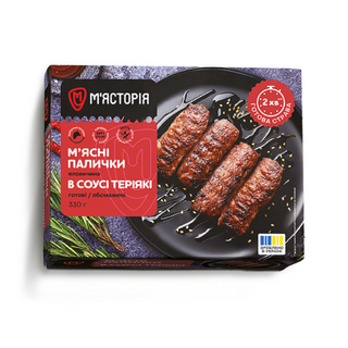 М'ясні палички М'ясторія з яловичини в соусі теріякі 330 г