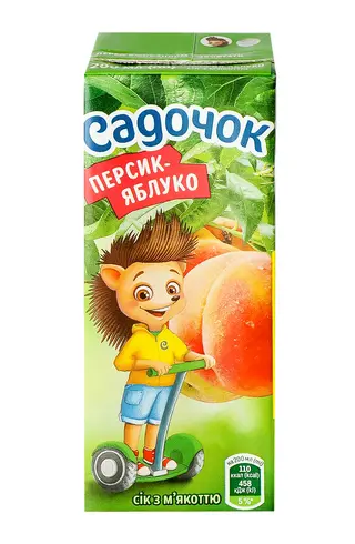 Сік САДОЧОК Персик - Яблуко / 0,2л