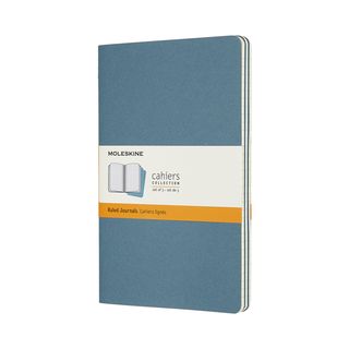 Записник Moleskine Cahier Середній / Лінійка Жвавий Блакитний