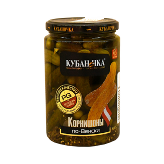 Մարինացված վարունգ «Կուբանոչկա» վիեննական 680գր