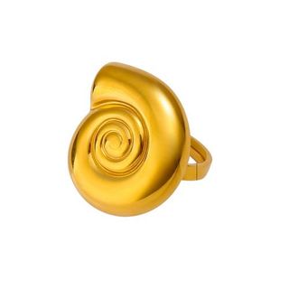 Titanium Gold Plated Ring