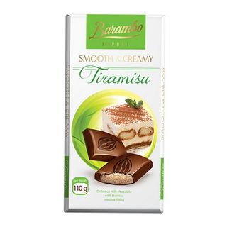 შოკოლადის ფილა "BARAMBO EXPORT" ტირამისუ 110 გრ / 4860009784730