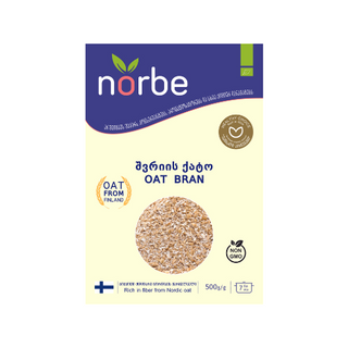 ნორბი - ფაფა ურძეო შვრიის ქატო /1წლ+/ 500გრ 59 Norbi - porridge oat bran 500 g