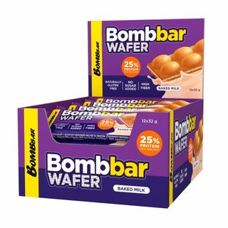 BOMBBAR "WAFERS" პროტეინის ვაფლი – შესქელებული რძით, 32გრ