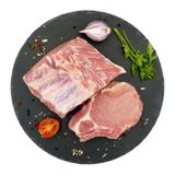 Корейка свині з кісткою вагова, 100г