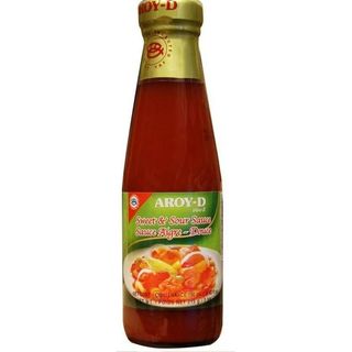 СОУС AROY-D КИСЛО-СЛАДКИЙ 215ГР СТ/Б