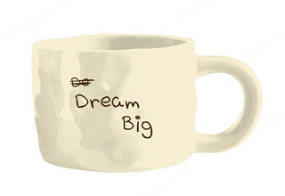 კერამიკის ჭიქა/Ceramic Mug with Handle 250mL(Beige)