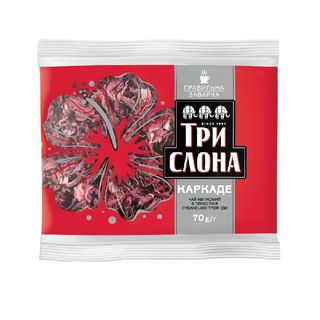 Чай фас. трав. ТРИ СЛОНИ Каркаде / 70 г
