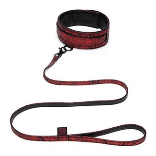 Двухсторонний ошейник Sweet Anticipation из искусственной кожи [Красный ] (13.6.24)