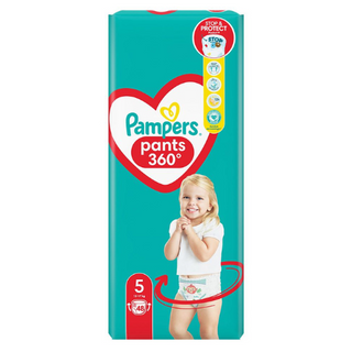პამპერსი - ტრუსი ზ-5 /12-17კგ/ #48 9325 PA PT D6P S5 2X48 JP 12-17kg