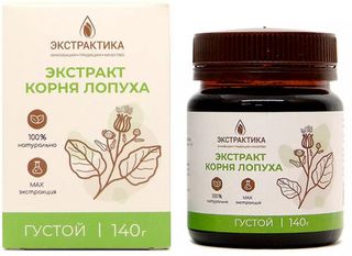 ЭКСТРАКТ КОРНЯ ЛОПУХА ГУСТОЙ 140г