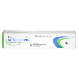 აციკლოვირი კრემი 5% 5გრ ტუბი #1  Acyclovir 5% cream 5gr #1