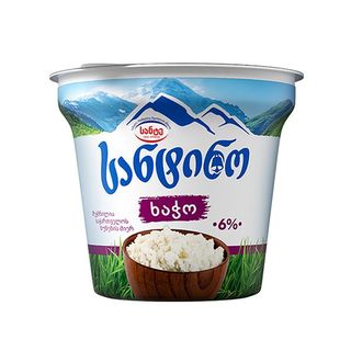 ხაჭო 6% 320გრ სანტინო