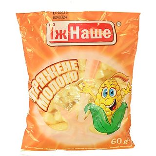Кукурудзянi палички Їж Наше 60г пряжне молоко