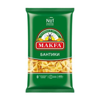 Макароны Makfa Бантики 400 Г