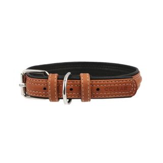 Нашийник Collar WAUDOG для собак Soft шкіряний коричневий 15мм/27-36см