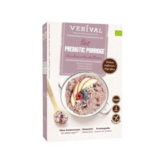 ორგანული შვრიის ფაფა / VERIVAL / ჟოლოთი და მოცვით, პრობიოტიკით, უგლუტენო 6*350გ