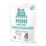Brit Care GF Mini Light and Sterilised д/контролю ваги у собак 400г