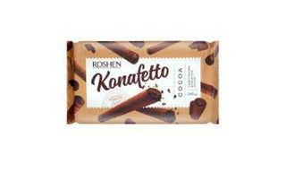 ვაფლის ჩხირები შოკოლადის/კონაფეტო/როშენი/140გრ/15ც