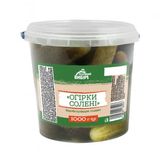 Огірки 1000г/600г Розумний вибір солоні( Чудова Марка)