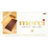 Шоколад Storck Merci молочний зі смаком кави та вершків 100 г