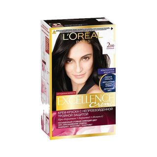 Loreal Excellence, Краска Loreal Excellence 200 Кофейный, шт, ШК: 3600523781096