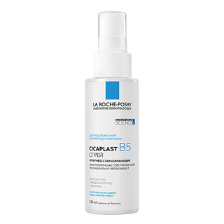 ლაროში - ციკაპლასტი B5 დამამშვიდებელი/აღმდგენი დაზიანებული კანის სპრეი 100მლ 5742 La Roche Posay - Cicaplast B5 spray 100ml 5742