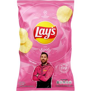 Чіпси картопляні Lay's із смаком краба 120 г
