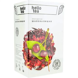 Чай фруктовий Hello Tea Шалена вишня 20 шт по 2,6 г