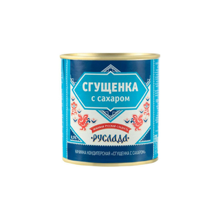 შესქელებული რძე შაქრით 8.5% 370გრ/4607109475027