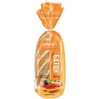 Батон Київхліб Пшеничний нарізний 500 г