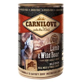 Carnilove Dog консерви з ягням та диким кабаном для собак, 400 г