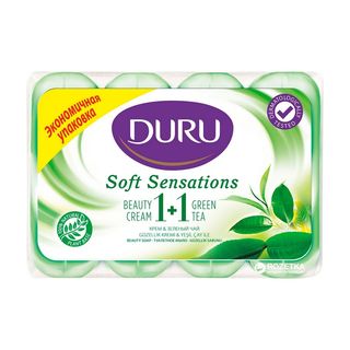 Duru, Мыло Duru 80Гр*4Шт Зеленый Чай, шт, ШК: 8690506517793