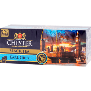 Чай чорний Prince of Cheste Earl Greyr з бергамотом 25 шт по 2 г