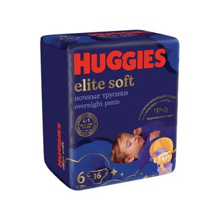 Huggies - ჰაგისი ელიტ სოფტი ტრუსი 15-25 კგ 16 ცალი 8180