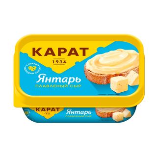 Карат, Сыр Плавленный Карат 200Гр Янтарь Ванна, шт, ШК: 4600493964450