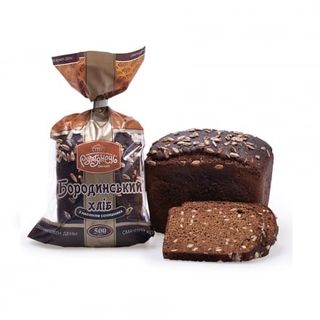 Хліб 0,5 кг Румянець Бородинський з насінням нарізаний