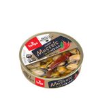 მიდიები შებოლილი ზეთში წიწაკით /ბანგა/ 120 გრ