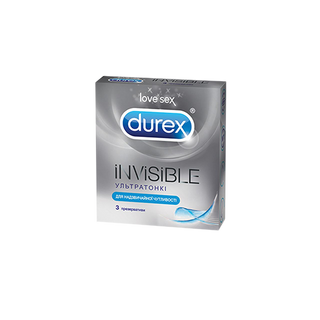 Презерватив Durex №3 INVISIBLE ультратон
