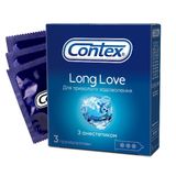 Презервативи латексні з силіконовою змазкою Contex №3 Long L