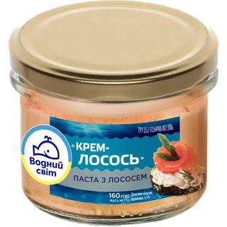 Крем-паста Водний Світ з лососем 160 г