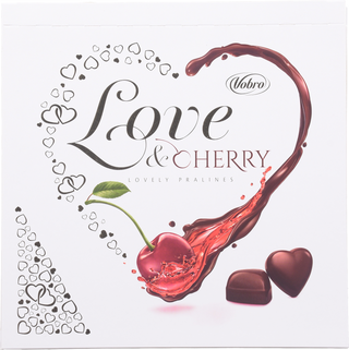 Цукерки Vobro 198 г Love and Cherry (Польща) И535