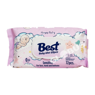 Салфетки влажн Best Sensitive детск 72шт